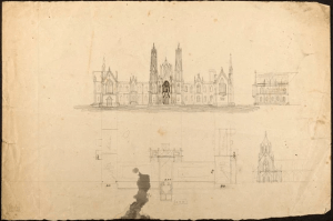 a close up of text on the side of a building