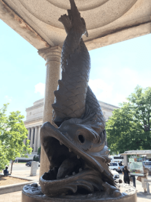 a statue of a person