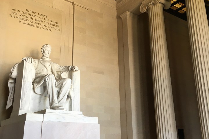 a person standing in front of a building