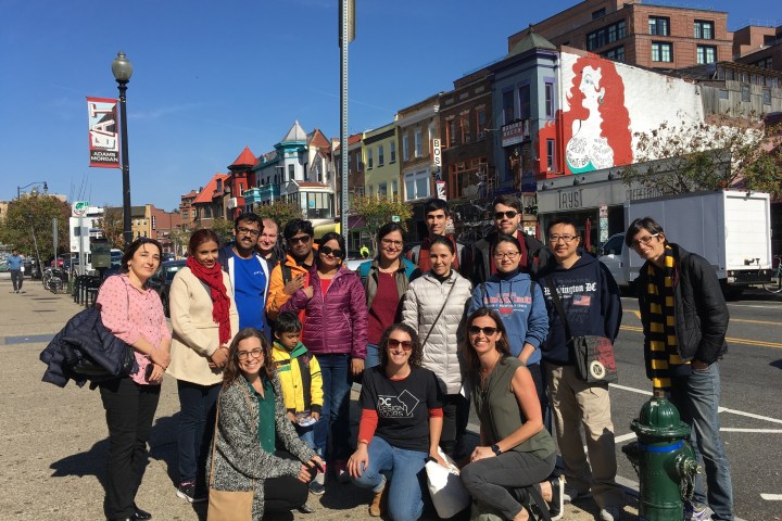 Shannon Miller et al. posing for the camera
