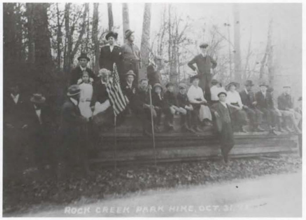 Hikers in Rock Creek Park, 1915